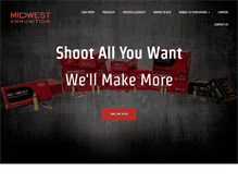 Tablet Screenshot of midwestammunition.com